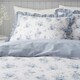 image 3 of Catherine Lansfield Lucie Floral Frill Blue Duvet Cover Set Blue | Double