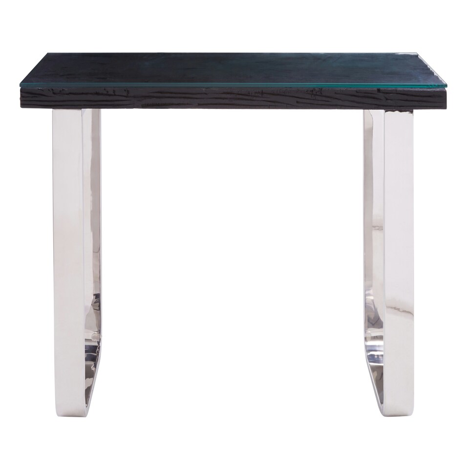 image 1 of Interiors by Premier Small Black Console Table Black