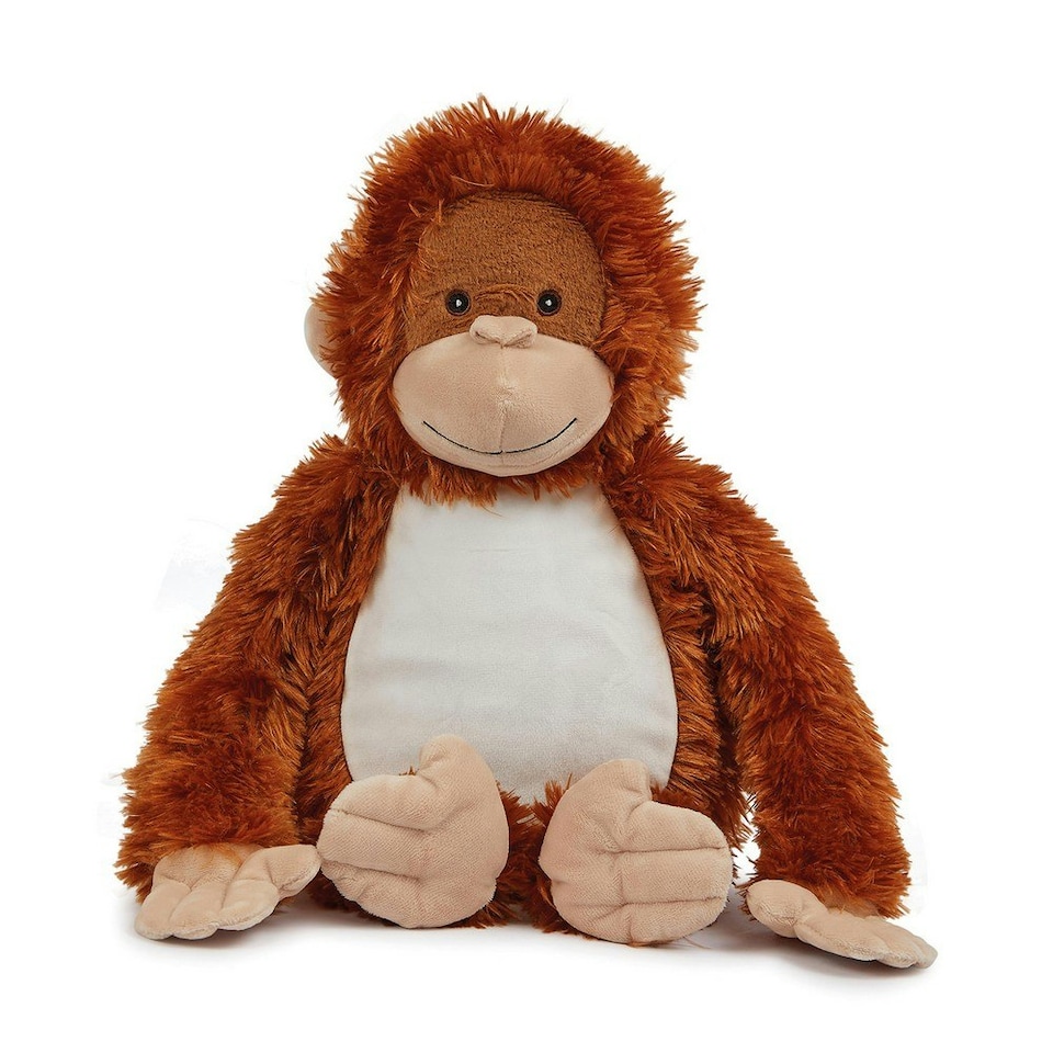 image 1 of Mumbles Orangutan Plush Toy - Orange - 33cm