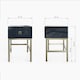 image 8 of Frank Olsen Lyra Lamp/side table Black | Midnight Onyx