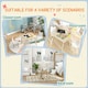 image 6 of AIYAPLAY 3-Piece Toddler Table and Chairs Set for Nursery, Playroom 