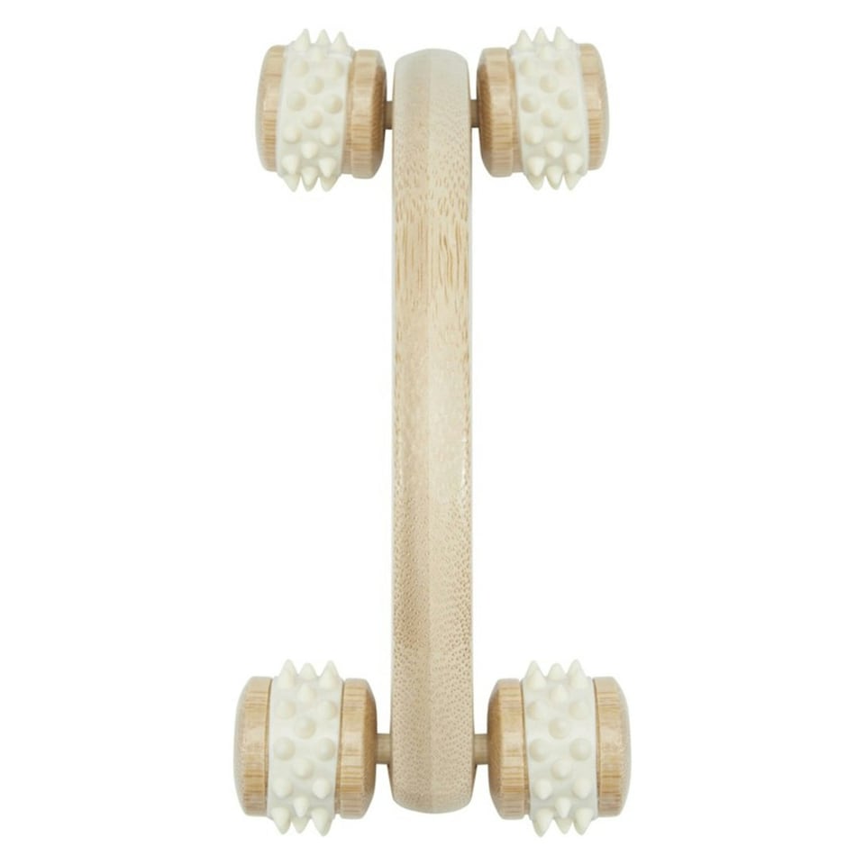 image 1 of Bullet Volu Bamboo Handheld Body Massager - Natural - One Size
