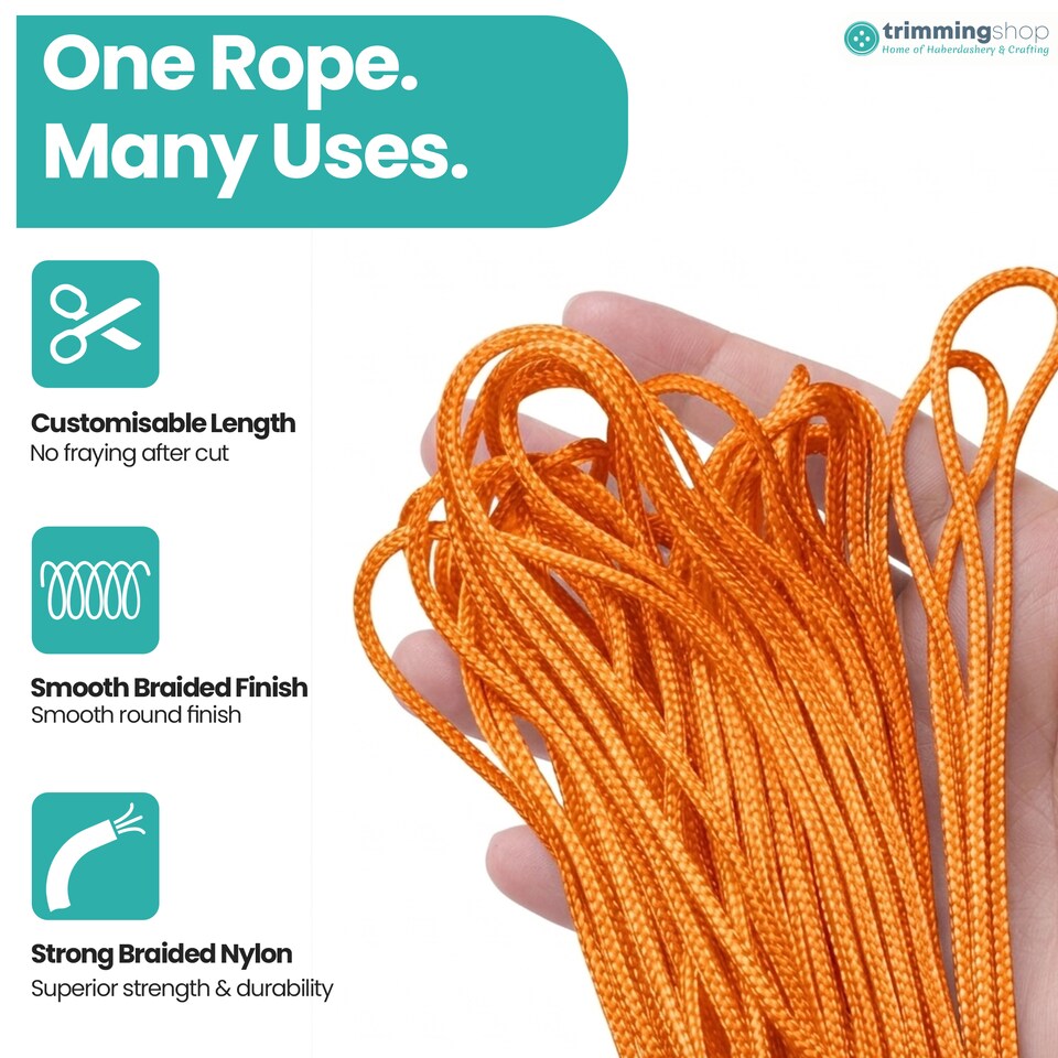 image 1 of 1.2mm x 10 Metres Nylon Cord for Jewelry Making & DIY Craft Projects