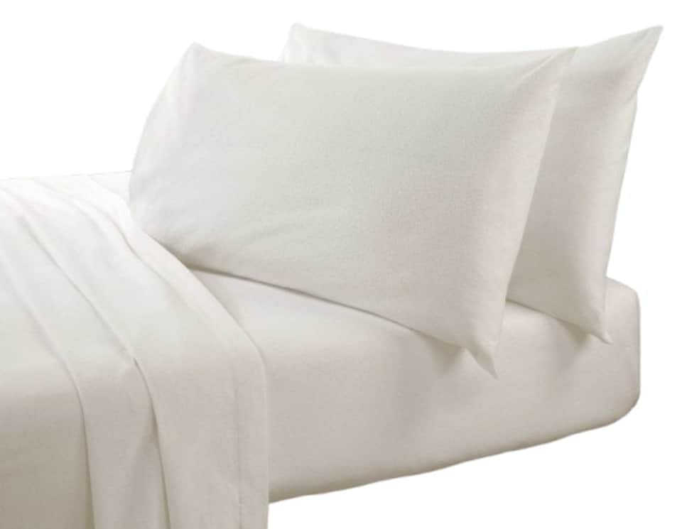 image 1 of So Soft Microfibre 180 Thread Count Sheet Set | White | Double | 1