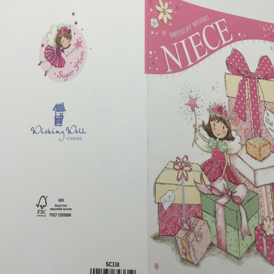 image 1 of Niece Birthday Gifts Greetings Card