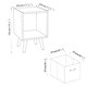 image 4 of White 1-Drawer Cube Shelving Unit with Scandinavian Legs | Yellow | Yellow & Pine | 1