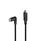image 1 of 0.5m USB 3.2 Straight USB-C to Right-Angled USB-C Cable, 10Gbps