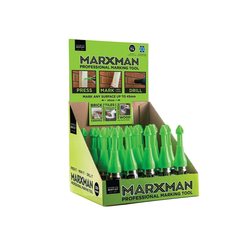 Marxman Marxman Standard Professional Marking Tool (cdu Of 30) - Multi Colour - One Size