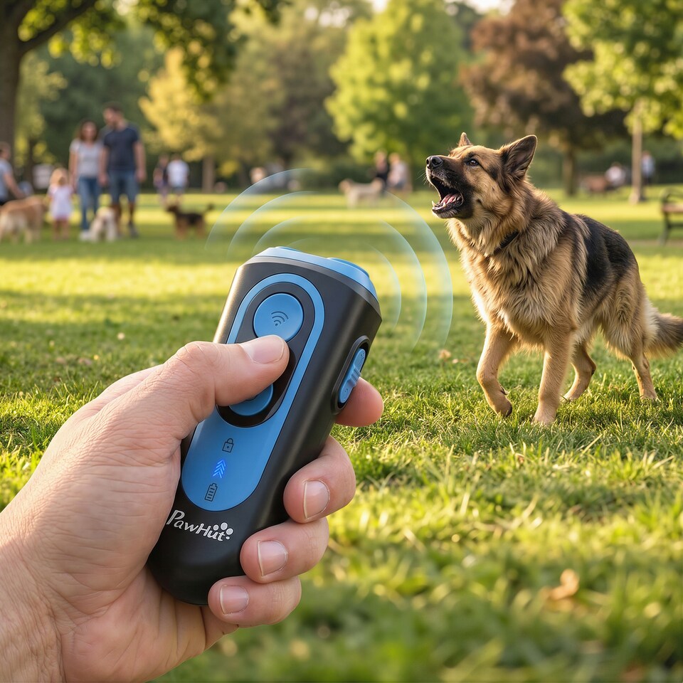 image 1 of PawHut Anti Barking Device for Dogs, Ultrasonic Stop Dog Barking Device