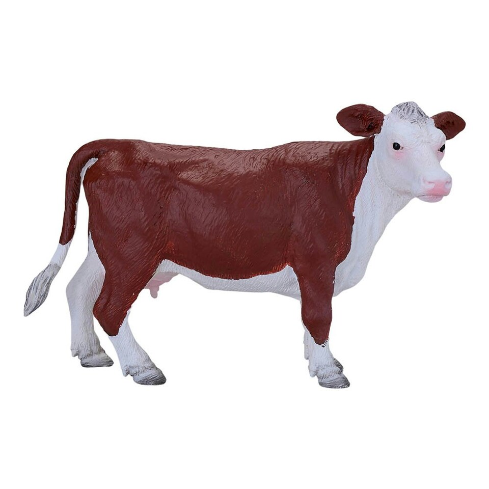 image 1 of MOJO Farmland Hereford Cow Toy Figure (381074)