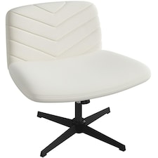 Yaheetech Fabric Swivel Desk Chair for Home Office N/A | Beige
