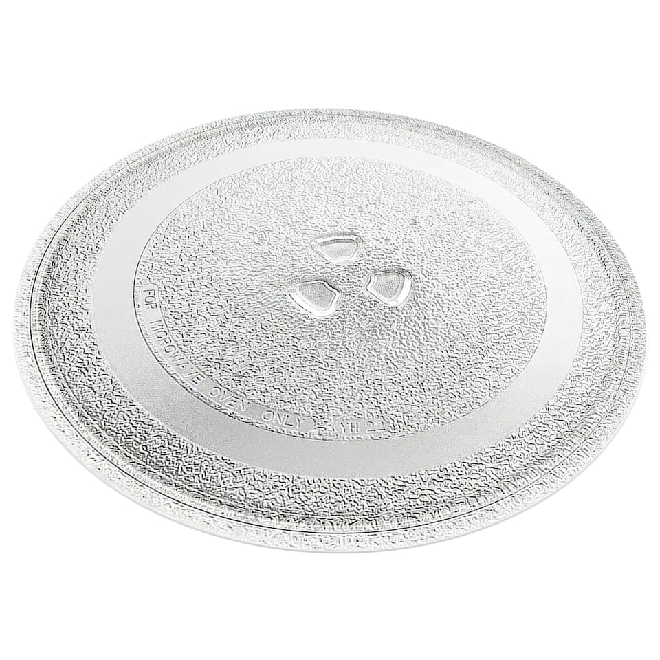 image 1 of SPARES2GO Universal Microwave Turntable Plate Y Type Glass Dish Tray (12.75" / 32.4cm / 324mm)