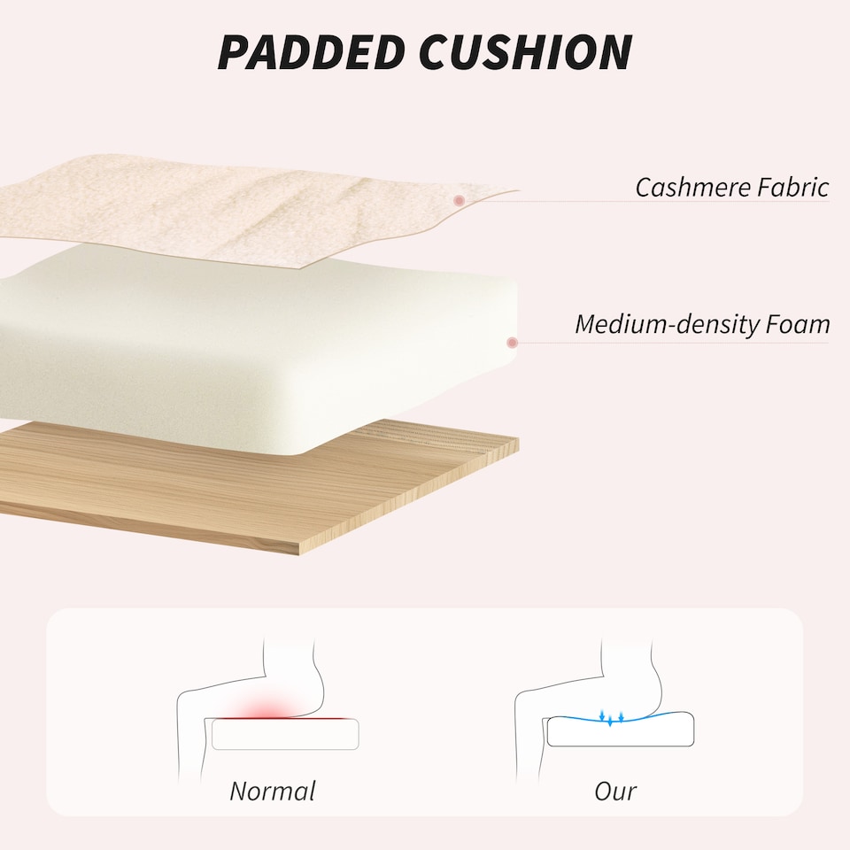 image 1 of HOMCOM Home Office Chair, Upholstered Sherpa Fleece Desk Chair with Height Adjustable, Tilt Function and 360 Swivel Wheels for Home Office and Study Room, Cream White | Cream