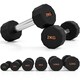 image 1 of SPORTNOW Dumbbells Weights Set with 12-Sided Shape and Non-Slip Grip, 2 x 2kg