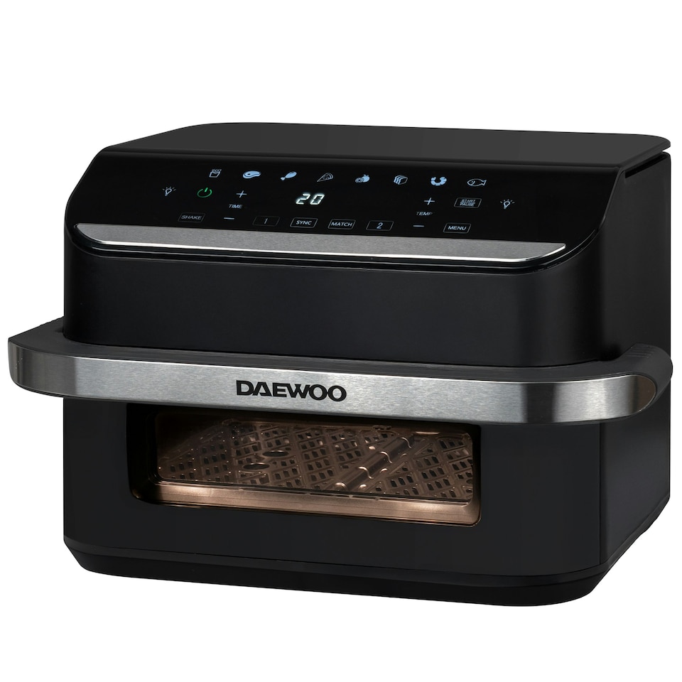 image 1 of Daewoo 10L Megadrawer Single or Double Air Fryer Dual Drawer Large Capacity
