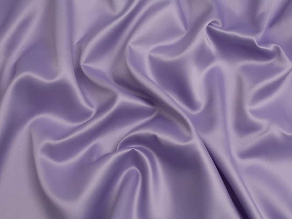 Purple Matte Polyester Satin Fabric for Dressmaking, 160cm / 62" Wide - per metre