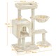 image 3 of Yaheetech 4-Level Cat Tree Condo with Perch Beige