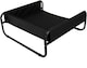 image 5 of Actiaspet Elevated Dog Bed Steel Frame Raised Pet Cot Black or Grey (Black, Medium)