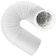 image 1 of SPARES2GO Vent Hose for Diplomat Cooker Hood Extractor PVC Aluminium Foil Insulated Duct Outlet Pipe (5" x 2.5m)