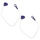 image 3 of SPARES2GO Door Hinge Rope Cable Cord for Beko Dishwasher (Pack of 2, 285mm)