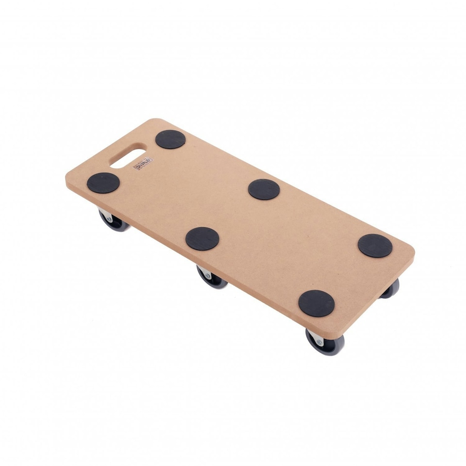 image 1 of Oypla 300kg Wheeled Platform Dolly Furniture Transport Roller Trolley