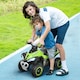 image 6 of HOMCOM No Power Quad Toddler Ride on Car Foot-to-Floor Sliding Green