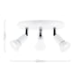 image 5 of ValueLights Round Gloss White Spotlight and Cool White Bulb