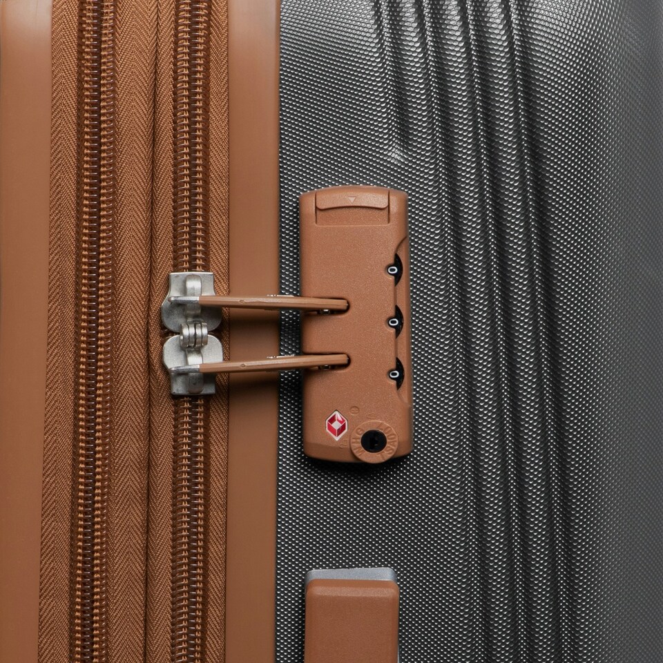 image 1 of IT Luggage Clarify Charcoal Large Suitcase with TSA Lock Grey | Large