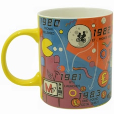 Gift Republic Mug 80s Decade Timeline