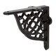 image 1 of Hammer & Tongs Honeycomb Iron Shelf Bracket - D100mm - Black