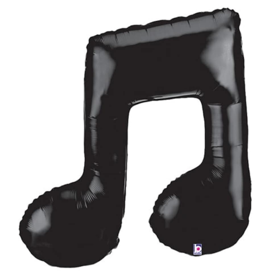Black Musical Note Helium Foil Giant Balloon 102cm / 40 in