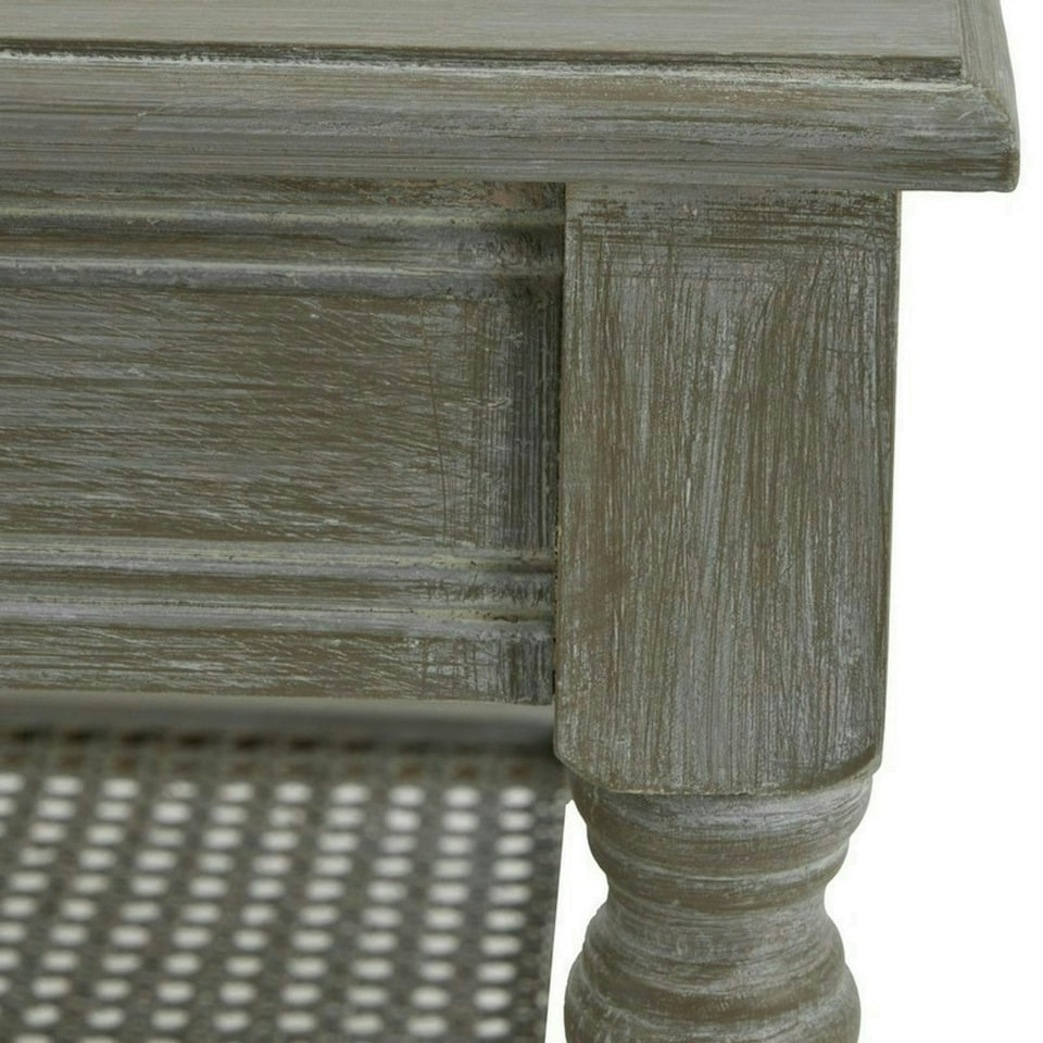 image 1 of The Serene Rattan Collection Coffee Table - Wood - L60 x W120 x H48 cm - Grey Grey