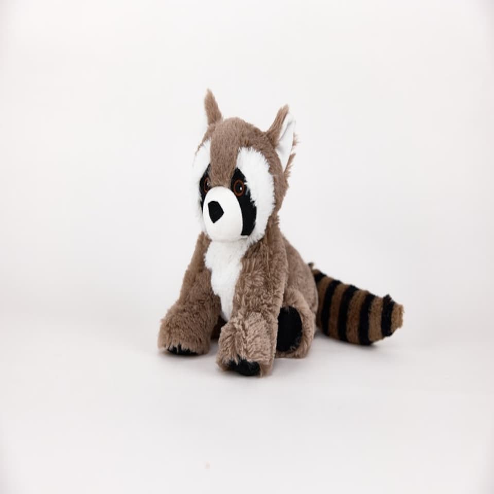 image 1 of Warmies Plush Raccoon Microwavable LARGE