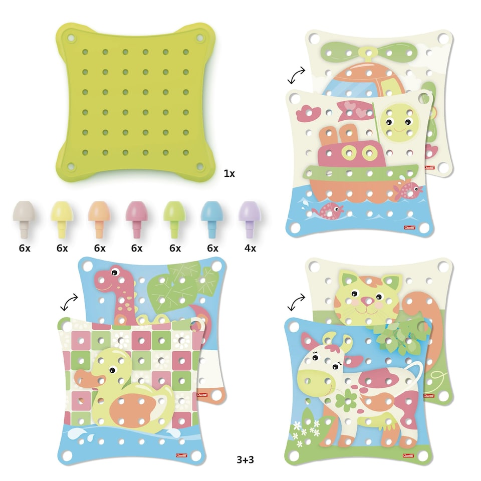 image 1 of Quercetti Play EcoPlus Jumbo Peggy EVO