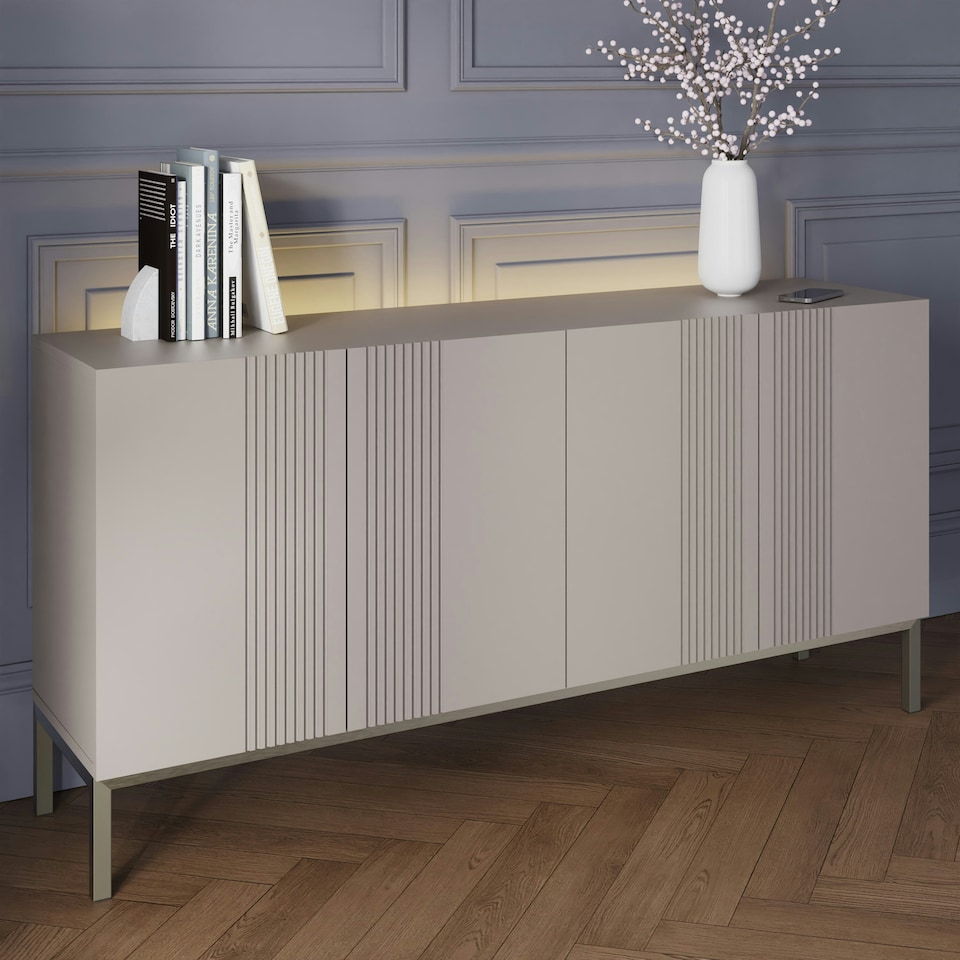 image 1 of Frank Olsen Iona Large Sideboard Grey | Grey