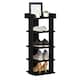 image 1 of Neo Black Multi-Layer Wooden Shoe Rack Durable Storage Organiser Boots Sneakers Heels Space Saving Entryway Shelf | Black