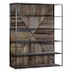 image 2 of Interiors by Premier 5 Tier Shelf Unit Brown
