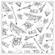 image 1 of Tribal feathers arrows and diamonds (Picture Frame) White | XS