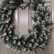 image 4 of 60cm Snow Tip Christmas Wreath with 160 Bullet Tips