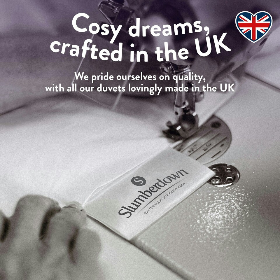 image 1 of Slumberdown Chilly Nights Duvet, 15 Tog, Super King | White