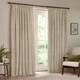 image 2 of Yard Hebden Striped Cotton Natural Pencil Pleat Curtains 168 x 183cm