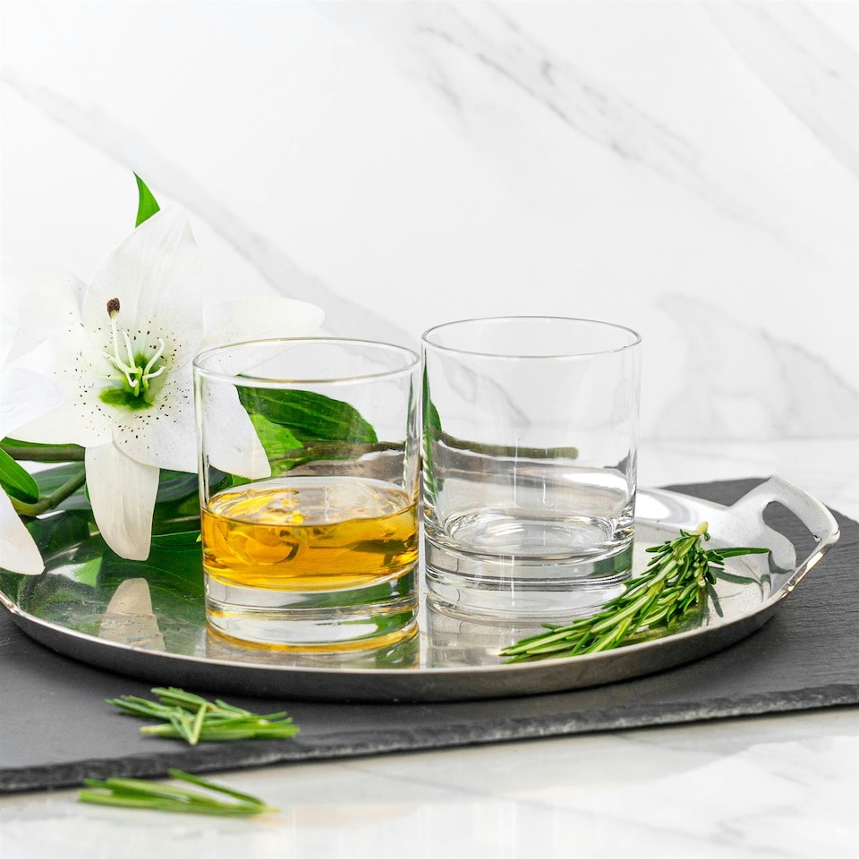 image 1 of LAV Ada Whisky Glasses - 305ml - Clear - Pack of 6 Clear