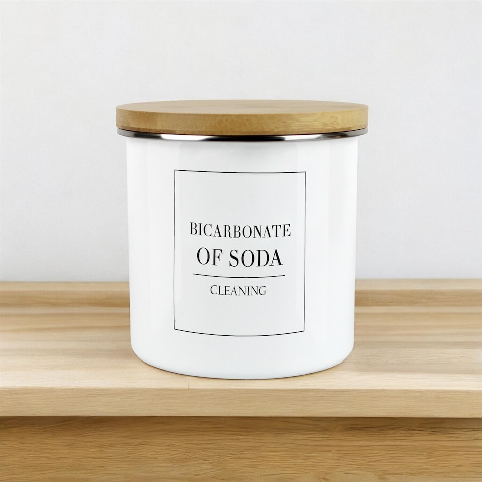 image 1 of Minimalist Large Bicarbonate of Soda Storage Canister