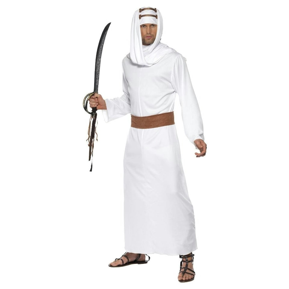 image 1 of Lawrence Of Arabia Mens Costume - White/Brown - M M