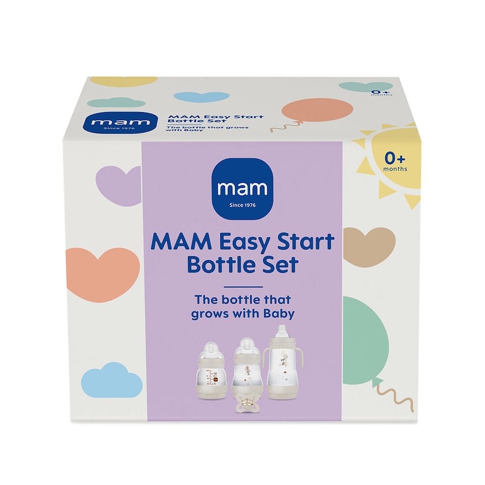 image 1 of MAM Easy Start Anti-Colic Small Bottle Set Unisex Suitable from Birth Flow Teats | Multi | Not provided