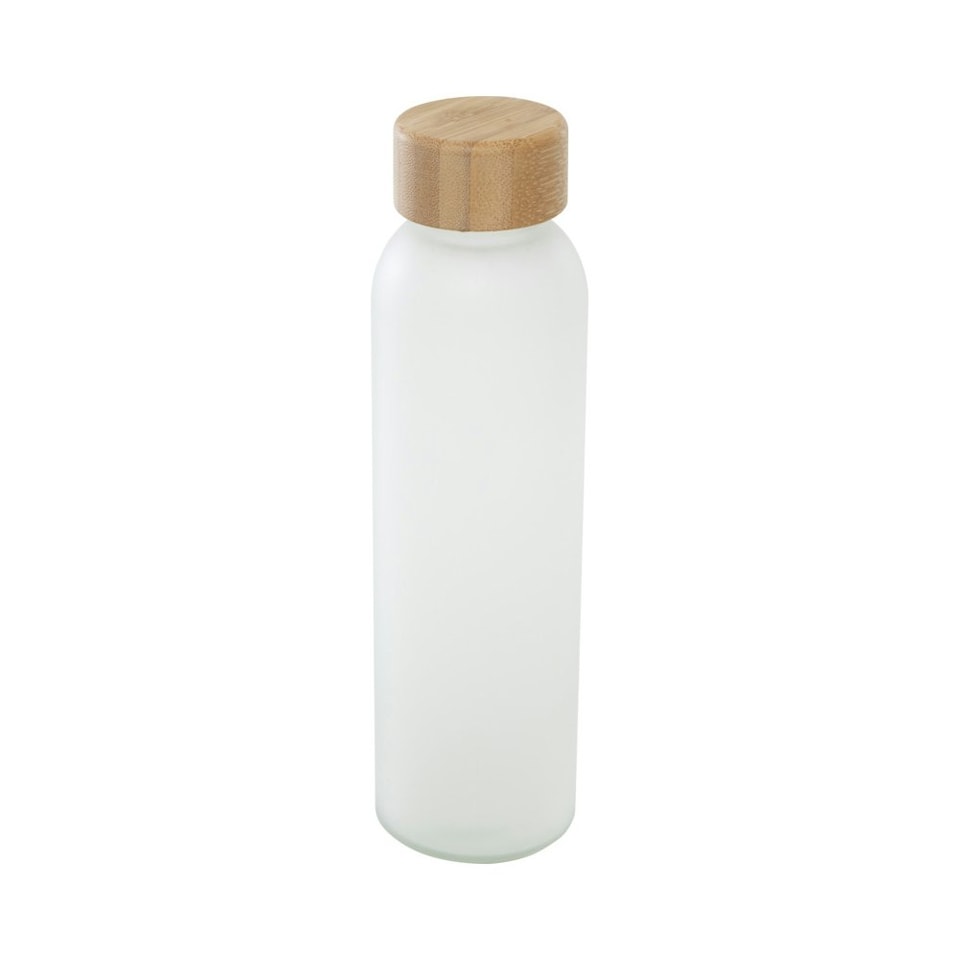Lume Matte Bamboo Lid 500ml Water Bottle - White - One Size White | One Size