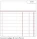 image 4 of Rhino A4 Exercise Book 32 Page Double Entry Ruling Bookkeeping Purple 1 Pack