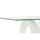 image 3 of Centre Table DKD Home Decor White Transparent Wood Crystal MDF Wood 110 x 60 x 45 cm N/A