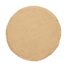 Walton & Co Circular Jute Placemat Natural