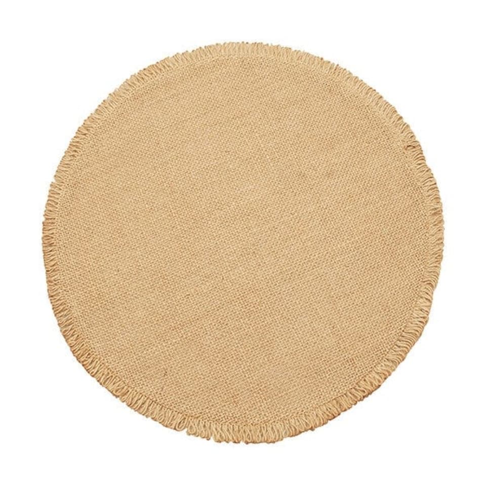 image 1 of Walton & Co Circular Jute Placemat Natural